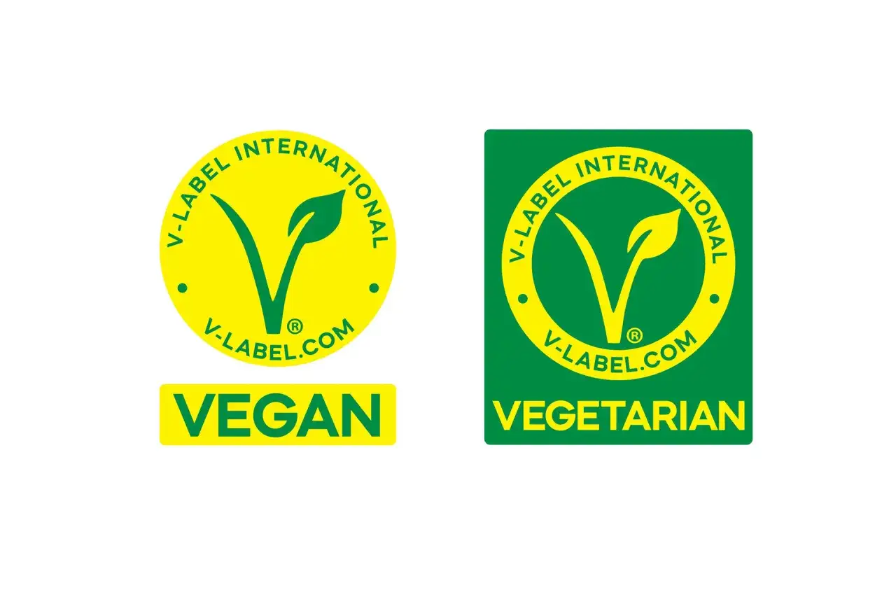 etykieta składu produktu wegańskiego V-Label