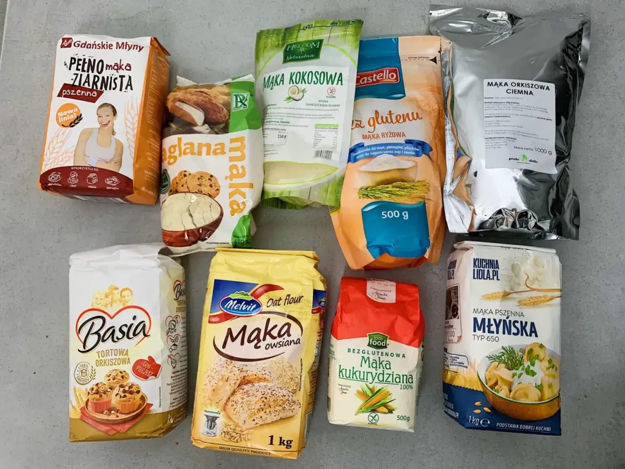 różne rodzaje mąki do naleśników fit
